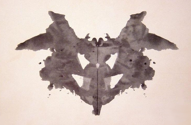 Rorschach inkblot card 1